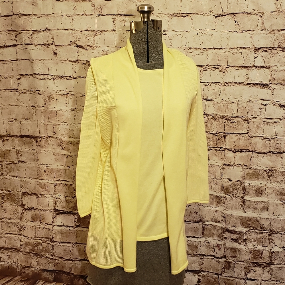 Belford Lightweight Sweater and Vest Set Yellow Size Small
